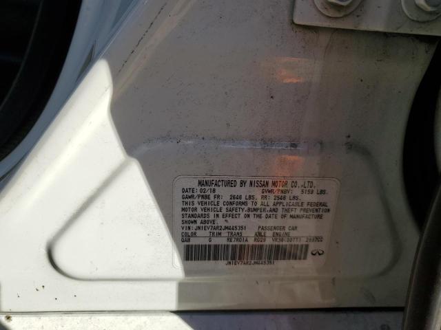 JN1EV7AR2JM445351 - 2018 INFINITI Q50 LUXE 橙色 照片 12