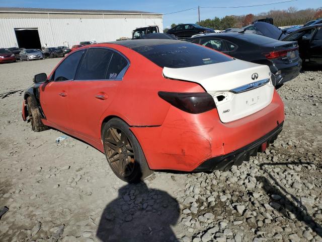 JN1EV7AR2JM445351 - 2018 INFINITI Q50 LUXE 橙色 照片 2