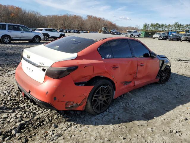 JN1EV7AR2JM445351 - 2018 INFINITI Q50 LUXE 橙色 照片 3