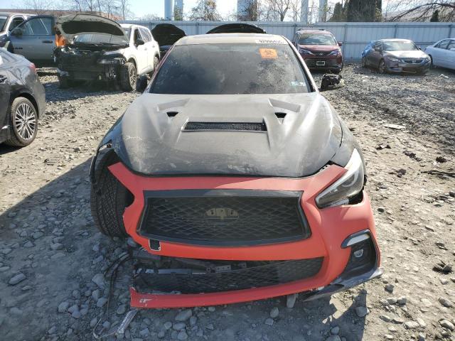 JN1EV7AR2JM445351 - 2018 INFINITI Q50 LUXE 橙色 照片 5