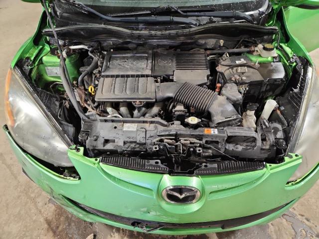 JM1DE1KZ7C0148736 - 2012 MAZDA MAZDA2 GREEN photo 11