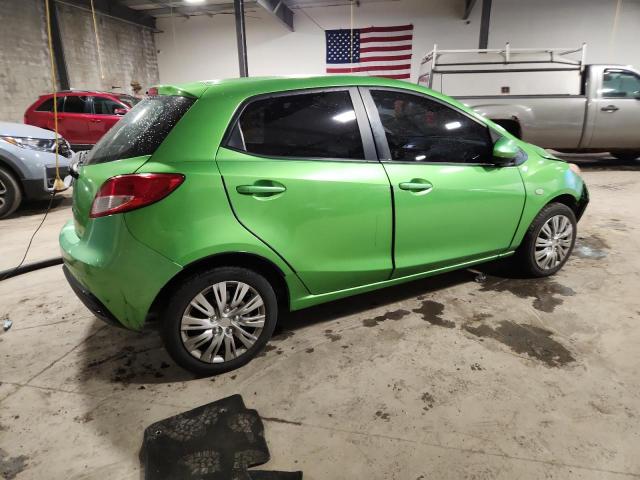 JM1DE1KZ7C0148736 - 2012 MAZDA MAZDA2 GREEN photo 3