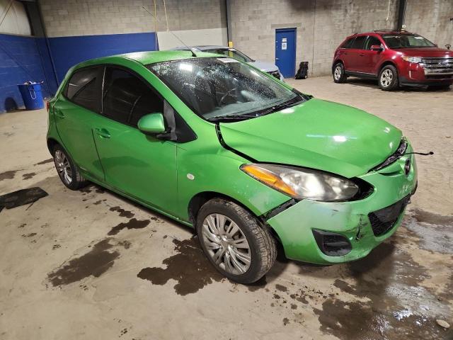JM1DE1KZ7C0148736 - 2012 MAZDA MAZDA2 GREEN photo 4