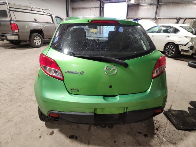 JM1DE1KZ7C0148736 - 2012 MAZDA MAZDA2 GREEN photo 6