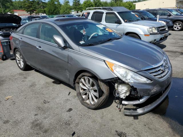 5NPEC4AC8DH685547 - 2013 HYUNDAI SONATA SE GRAY photo 8