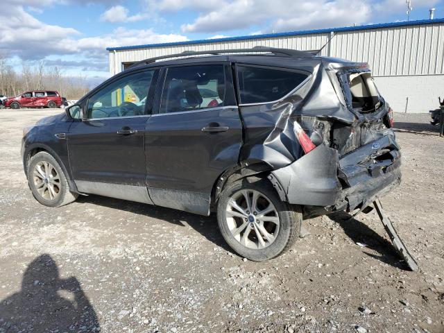 1FMCU9GD6JUD07399 - 2018 FORD ESCAPE SE Szary zdjęcie 2