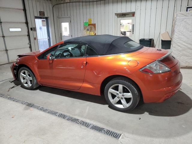 4A3AL25F79E009523 - 2009 MITSUBISHI ECLIPSE SPYDER GS ORANGE photo 2