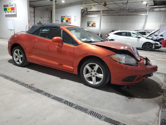 4A3AL25F79E009523 - 2009 MITSUBISHI ECLIPSE SPYDER GS ORANGE photo 4