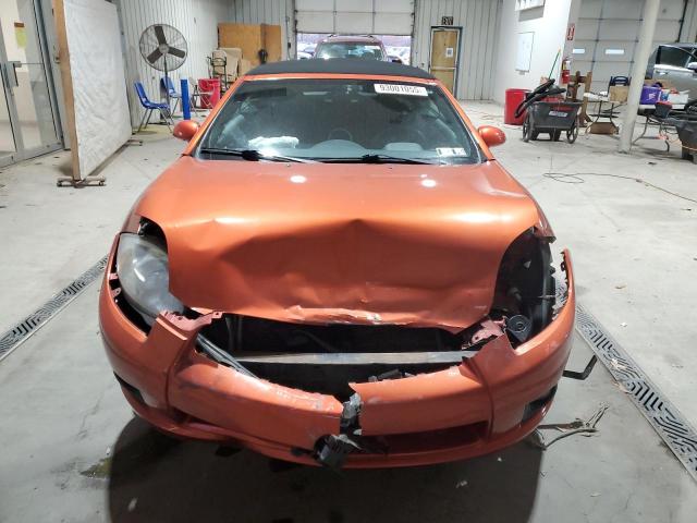 4A3AL25F79E009523 - 2009 MITSUBISHI ECLIPSE SPYDER GS ORANGE photo 5