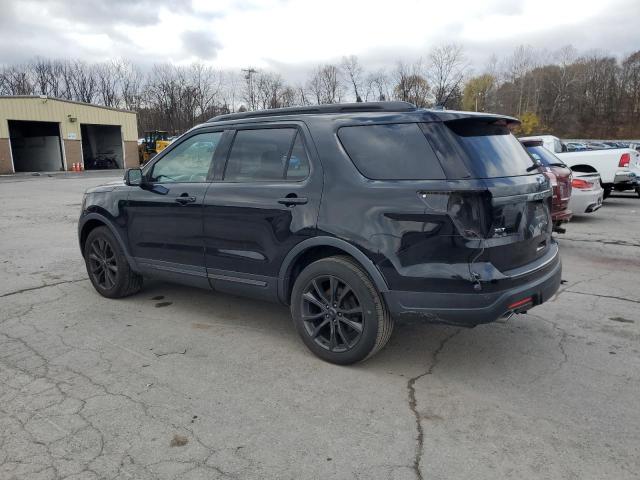 1FM5K8D88JGB50201 - 2018 FORD EXPLORER XLT BLACK photo 2