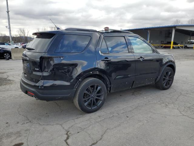1FM5K8D88JGB50201 - 2018 FORD EXPLORER XLT BLACK photo 3