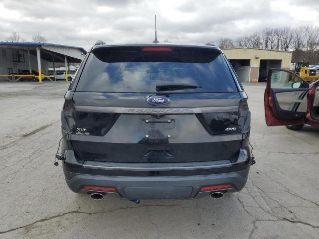 1FM5K8D88JGB50201 - 2018 FORD EXPLORER XLT BLACK photo 6