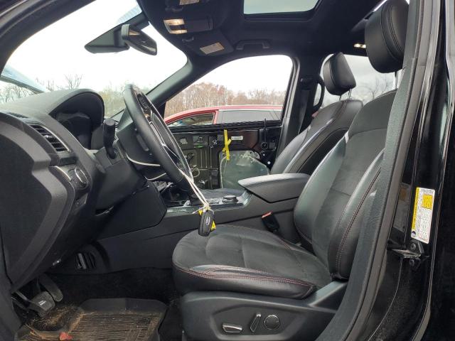 1FM5K8D88JGB50201 - 2018 FORD EXPLORER XLT BLACK photo 7