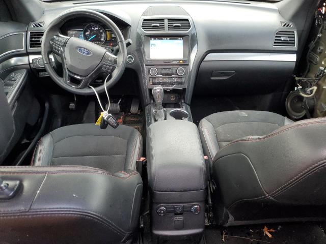 1FM5K8D88JGB50201 - 2018 FORD EXPLORER XLT BLACK photo 8