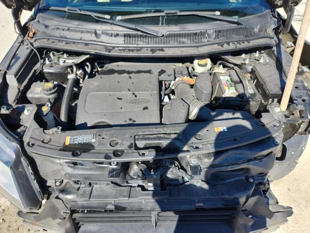 1FM5K7D85HGC29202 - 2017 FORD EXPLORER XLT შავი ფოტო 12