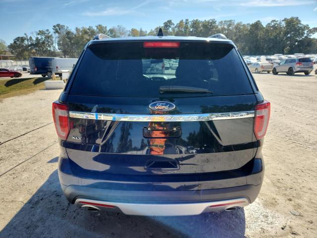 1FM5K7D85HGC29202 - 2017 FORD EXPLORER XLT შავი ფოტო 6