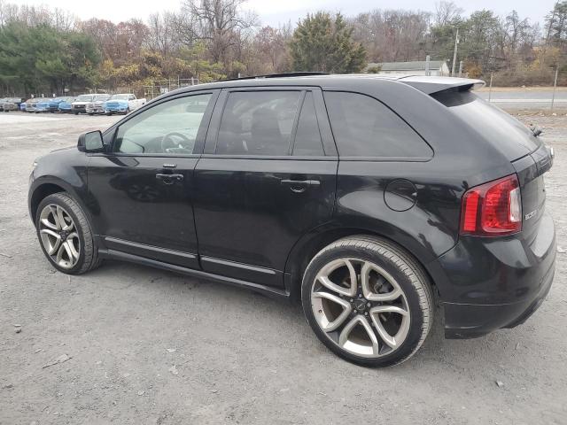 2FMDK4AK3BBA74335 - 2011 FORD EDGE SPORT BLACK photo 2