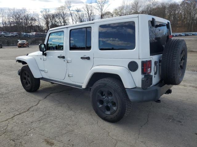 1C4HJWEG8FL726642 - 2015 JEEP WRANGLER U SAHARA WHITE photo 2