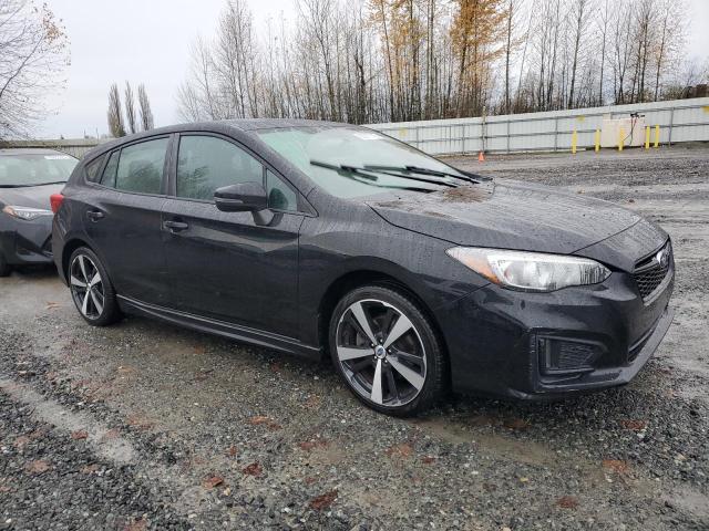 4S3GTAM60J3700563 - 2018 SUBARU IMPREZA SPORT შავი ფოტო 4