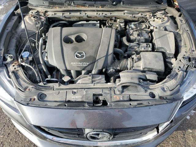 JM1GL1V53H1132546 - 2017 MAZDA 6 TOURING GRAY photo 11