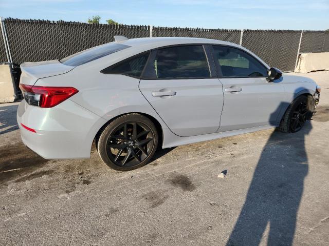 2HGFE2F56NH551547 - 2022 HONDA CIVIC SPORT GRAY photo 3