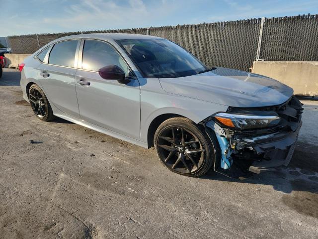 2HGFE2F56NH551547 - 2022 HONDA CIVIC SPORT GRAY photo 4
