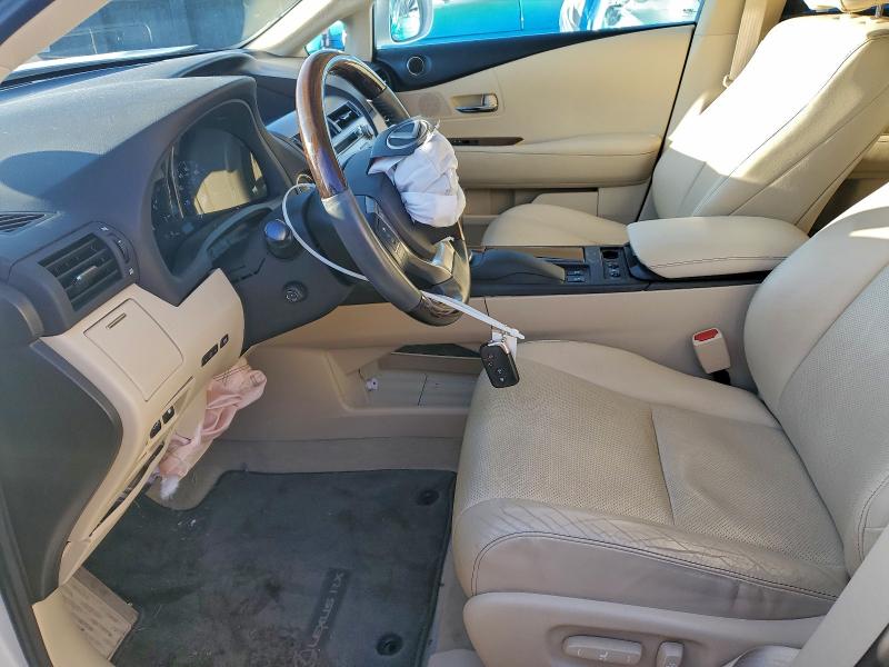 2T2BK1BA6FC334820 - 2015 LEXUS RX 350 BASE WHITE photo 7