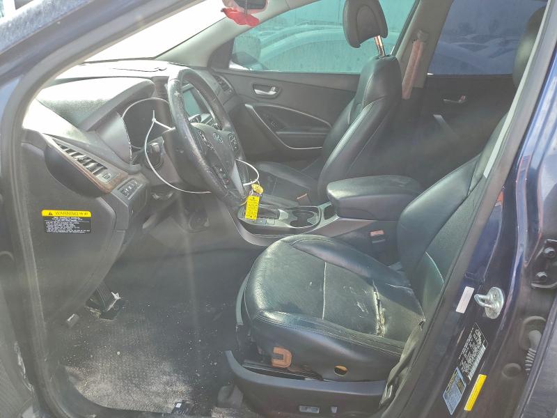 5XYZU4LA7JG548337 - 2018 HYUNDAI SANTA FE S Azul foto 7