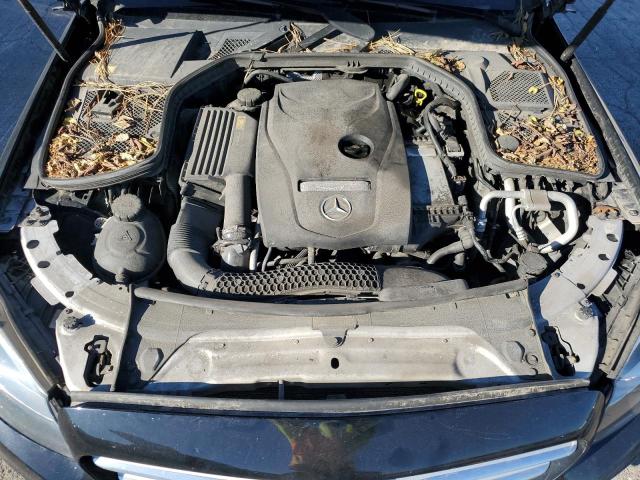 WDDWF4KB2GR143350 - 2016 MERCEDES-BENZ C 300 4MATIC BLACK photo 11