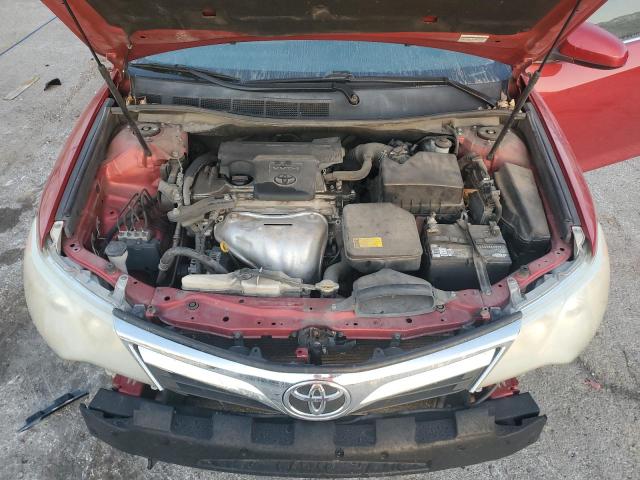 4T4BF1FK7CR204315 - 2012 TOYOTA CAMRY BASE RED photo 11