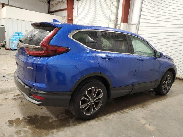 7FARW2H86ME000169 - 2021 HONDA CR-V EXL BLUE photo 3