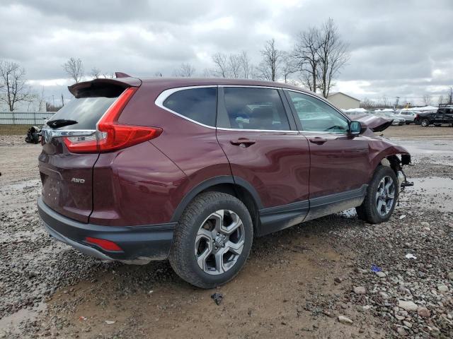 2HKRW2H5XKH652907 - 2019 HONDA CR-V EX 栗色 照片 3