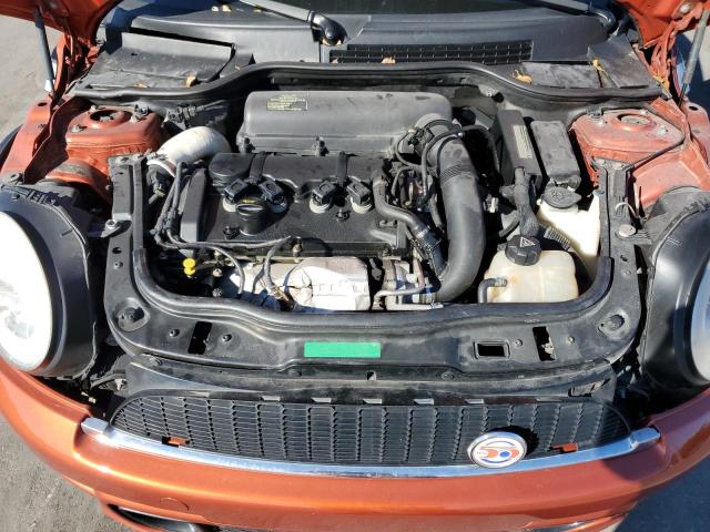 WMWSV3C53BTY11020 - 2011 MINI COOPER S ORANGE photo 11