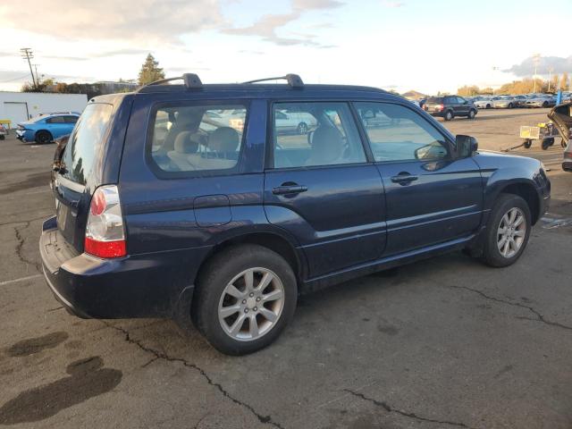 JF1SG65656H756492 - 2006 SUBARU FORESTER 2.5X PREMIUM BLUE photo 3