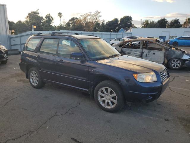 JF1SG65656H756492 - 2006 SUBARU FORESTER 2.5X PREMIUM BLUE photo 4