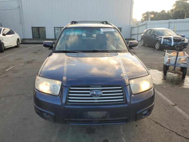 JF1SG65656H756492 - 2006 SUBARU FORESTER 2.5X PREMIUM BLUE photo 5