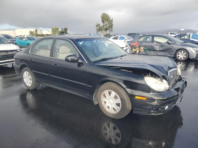 KMHWF25S04A078031 - 2004 HYUNDAI SONATA GL BLACK photo 4