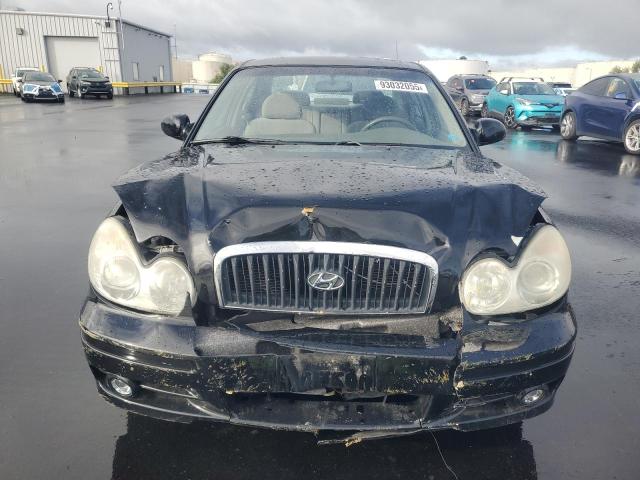 KMHWF25S04A078031 - 2004 HYUNDAI SONATA GL BLACK photo 5