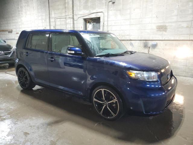 JTLKE50E381060321 - 2008 TOYOTA SCION XB BLUE photo 4