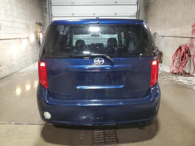 JTLKE50E381060321 - 2008 TOYOTA SCION XB BLUE photo 6