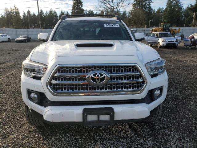 5TFDZ5BNXHX025892 - 2017 TOYOTA TACOMA DOUBLE CAB WHITE photo 5