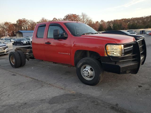 1GCEC19C37Z503477 - 2007 CHEVROLET SILVERADO C1500 RED photo 4