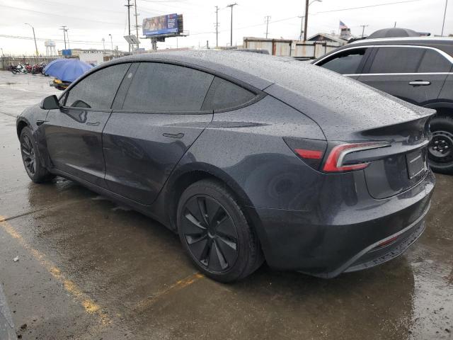5YJ3E1EA0RF833091 - 2024 TESLA MODEL 3 GRAY photo 2