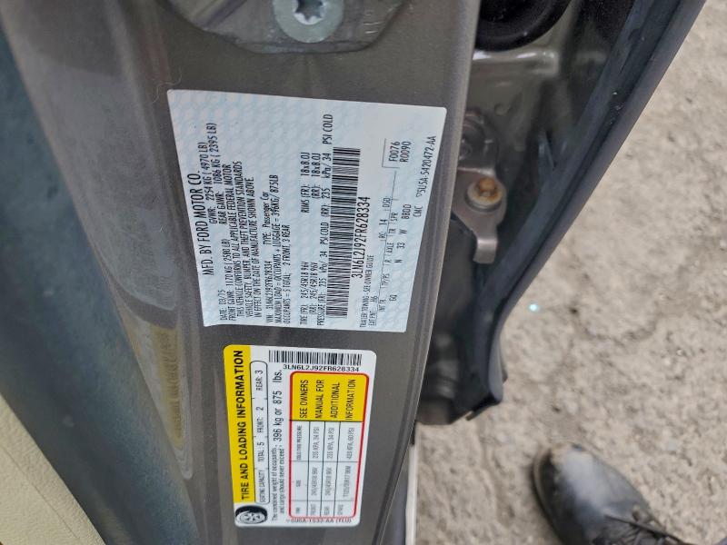 3LN6L2J92FR628334 - 2015 LINCOLN MKZ TAN photo 12