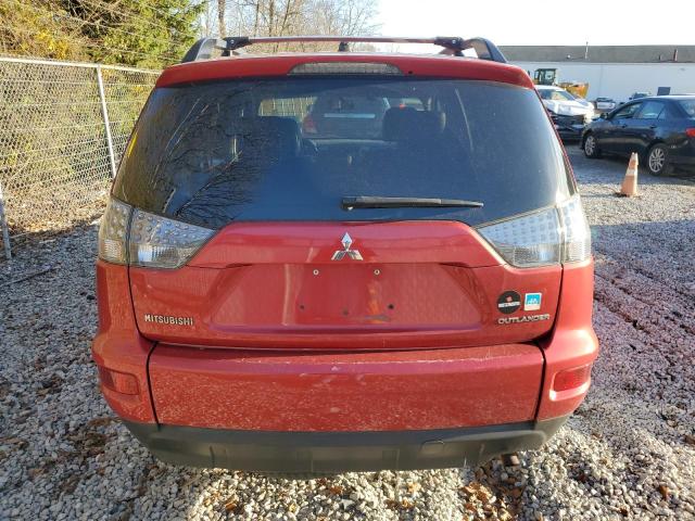 JA4AS3AW9BU037282 - 2011 MITSUBISHI OUTLANDER SE ბურგუნდია ფოტო 6