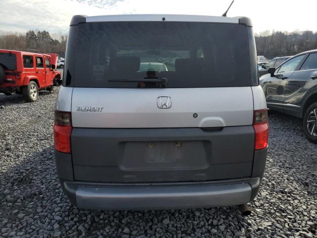 5J6YH28514L014480 - 2004 HONDA ELEMENT EX Gümüş fotoğraf 6