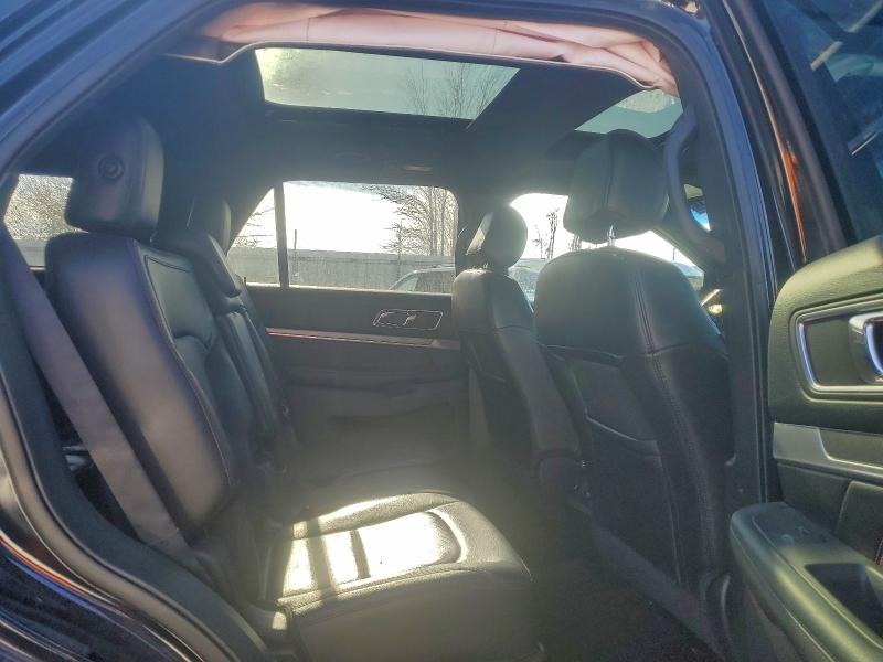 1FM5K8GT0GGC03157 - 2016 FORD EXPLORER SPORT أسود صورة 10