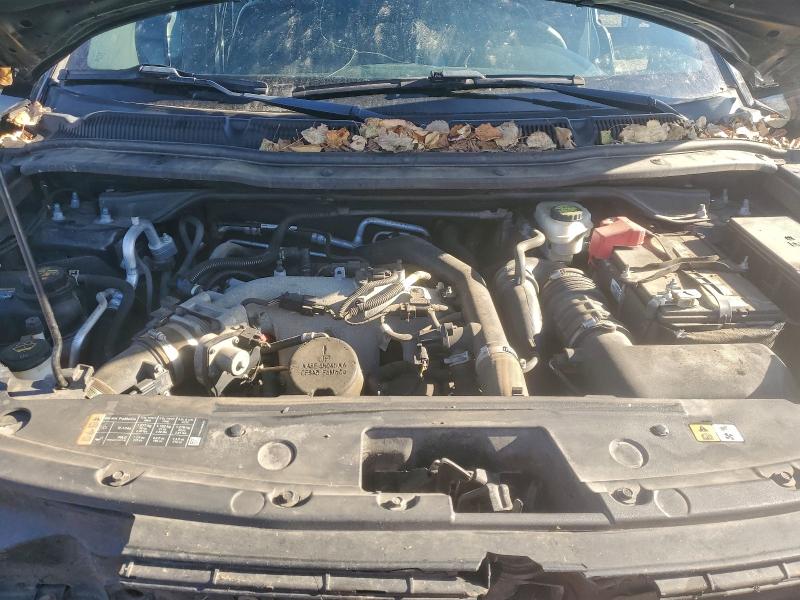 1FM5K8GT0GGC03157 - 2016 FORD EXPLORER SPORT أسود صورة 11