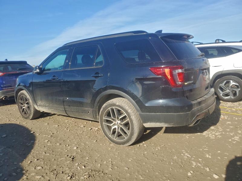 1FM5K8GT0GGC03157 - 2016 FORD EXPLORER SPORT أسود صورة 2
