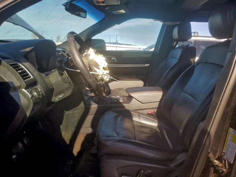 1FM5K8GT0GGC03157 - 2016 FORD EXPLORER SPORT أسود صورة 7